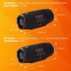 JBL Charge 6 Boxa Bluetooth Portabila Negru 28 Ore Autonomie IP68 - Img 3
