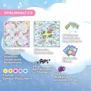 Joc de societate HABA Einhorn Glitzergluck, 9 jocuri pentru 2-4 copii, reguli simple - Img 7