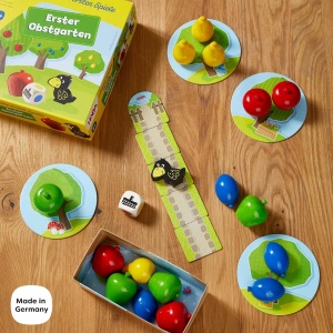 Joc de societate HABA Erster Obstgarten, pentru 2-4 ani, din lemn, joc cooperativ - Img 2