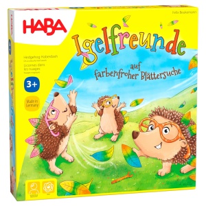 Joc de societate HABA Igelfreunde, pentru 2-4 jucatori, 3D, invatare culori