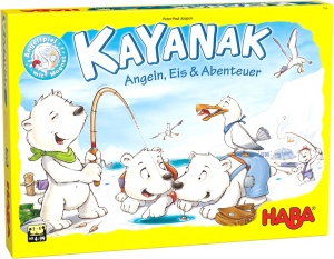 Joc de societate HABA Kayanak Pescuit in Arctica pentru 2-4 jucatori, 4 ani