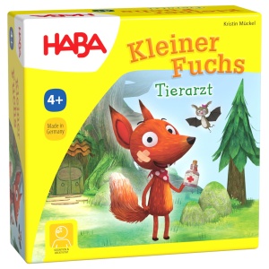 Joc de societate HABA Kleiner Fuchs Tierarzt pentru 2-4 copii, dezvoltare empatie si logica