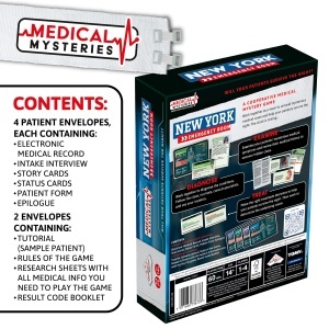 Joc de societate Medical Mysteries Tomy - Cooperativ, 4 cazuri, pentru adulti - Img 6