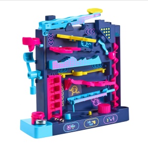 Joc de societate TOMY Screwball Scramble Level Up - Labirint vertical pentru copii de peste 5 ani