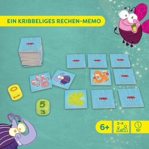 Joc educativ HABA 3 4 Krabbeltier - invatare matematica pentru copii - Img 2