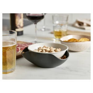 Joseph Joseph Double-Dish Servierschale Design inteligent Culoare gri si verde - Img 8