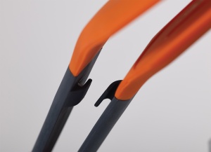 Joseph Joseph Turner Tongs - Spatula tip cleste gri inchisportocaliu design compact - Img 5