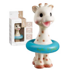 Jucarie baie pentru copii Sophie la Girafe, pluteste si stropeste apa