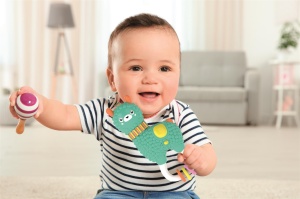 Jucarie Clementoni Baby Happy Alpaka Ratusca Interactiva pentru Bebelusi 3 luni - Img 4