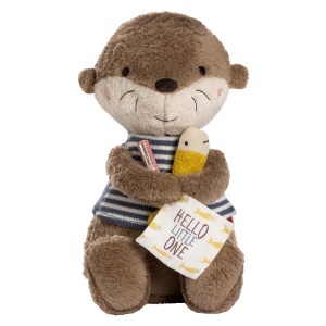 Jucarie de plus Fehn Otter Theo, 20 cm, material moale, pentru bebelusi