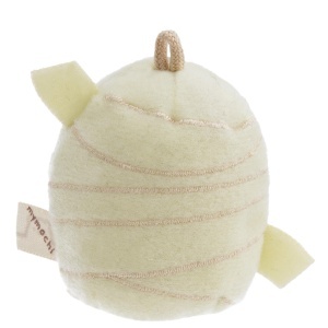 Jucarie de plus Mumie Spoop NICI 5cm - galben si verde, stil Kawaii - Img 2