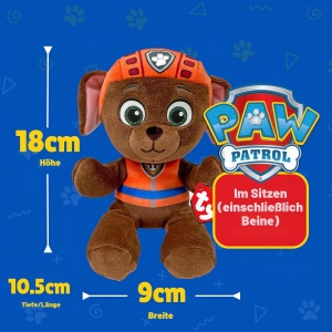 Jucarie de plus TY Zuma Paw Patrol, moale si colectibila, pentru copii - Img 3