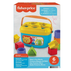 Jucarie educativa Fisher-Price FFC84, Sortier cu 10 cuburi colorate, Abilitati motorii, de la 6 luni - Img 6