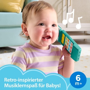 Jucarie educativa Fisher-Price Klapphandy pentru bebelusi, 12 butoane, multilingv - Img 3