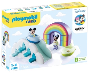Jucarie educativa PLAYMOBIL 1.2.3 Micky si Minnie, 16 piese, pentru copii de la 12 luni - Img 2