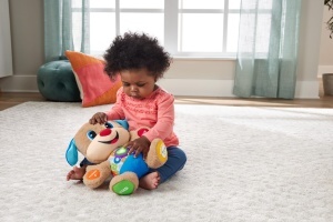 Jucarie interactiva Fisher-Price FPM44 Caine de plus cu muzica Versiune franceza - Img 4