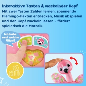 Jucarie Interactiva VTech Wackel-Flamingo cu Muzica, Lumini si Miscare - Img 5