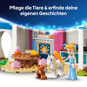 Jucarie LEGO Disney Princess Palatul Cinderellei cu Mini Pupa si 4 Figurine - Img 7