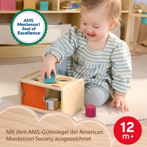 Jucarie Montessori din Lemn Fisher-Price cu 4 Forme pentru Sortare - Img 2