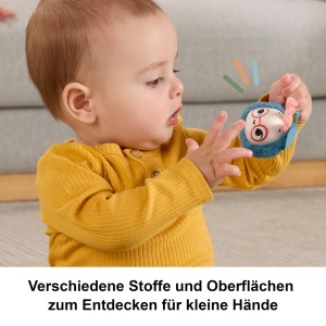 Jucarie pentru bebelusi Fisher-Price Planet Friends 2-in-1 cu detalii senzoriale - Img 6
