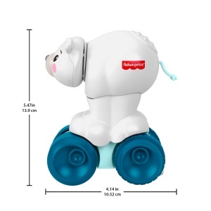 Jucarie pentru bebelusi Fisher-Price Urs Polar cu Detalii Sensoriale, pentru 9 luni - Img 7