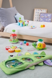 Jucarie pentru copii Chicco Magischer Kreisel, design colorat, cu oglinda centrala - Img 3