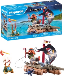 Jucarie PLAYMOBIL Pirati - Set de constructie cu figura de pirat si balista, pentru copii de la 4 ani