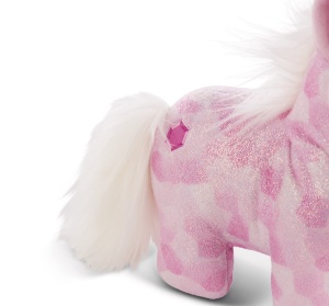 Jucarie plus NICI Pink Diamond 32 cm - Unicorn roz cu detalii stralucitoare - Img 4