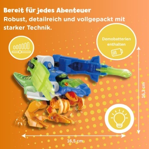 Jucarie VTech Switch Go Dinos Velociraptor Helikopter si Mega-Velociraptor - Img 5