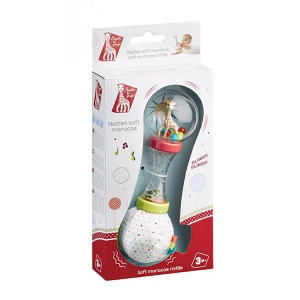 Jucarie Zornaitoare Sophie la Girafe Maracas pentru Bebelusi Ergonomica si Usor de Manipulat - Img 2