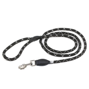 Julius-K9, 20200-IDC, lesa IDC, diametru 12 mm x 2m, rotunda cu carabina de zamak neagra, fluorescenta