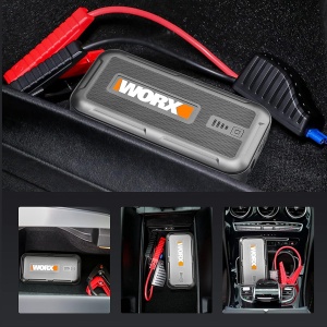 Jump Starter WORX WX854 12V, 11000 mAh, 30 Starturi, Powerbank - Img 6