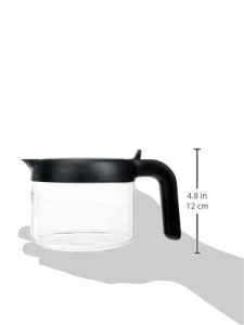 Karaffe de cafea DeLonghi DLSC021, 750 ml, neagra, spulberata - Img 3