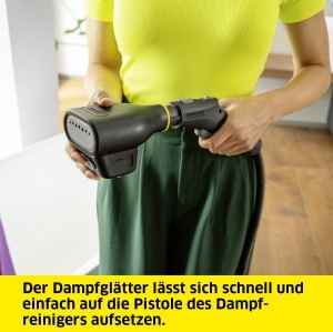 Karcher Dampfglatter SC Negru Abur uscat si fierbinte - Img 6