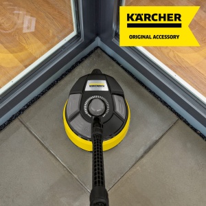 Karcher Surface Cleaner T-Racer T 7 Plus (protectie impotriva stropirii apei, pentru suprafete mari, doua duze plate de pulverizare, maner pentru lucru vertical, duza electrica, duza de spalare) - Img 3
