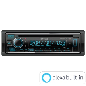 Kenwood KDC-BT740DAB - Radio auto CD cu sistem hands-free DAB+ si Bluetooth (Alexa incorporat, USB, AUX-in, tuner de inalta performanta, procesor de sunet, 4x50 W, iluminare VAR., antena DAB+) - Img 5