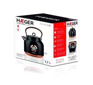 Kettle electric Haeger EK-22B.024A, 1,7 l, 2200 W, negru - Img 8