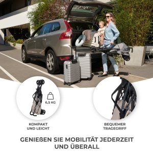 Kinderkraft TIK Carucior Sport Usor 65kg Reglabil Beige - Img 2