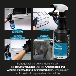 Kit de curatare pentru climatizatoare ERRECOM, 1L, cu husa de protectie - Img 5