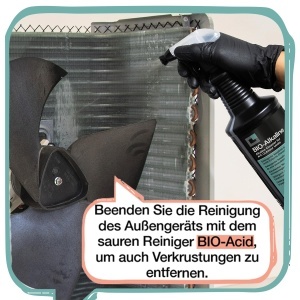 Kit de curatare pentru climatizere Errecom, 2 x 1L, inclusiv manusi si husa de protectie - Img 6