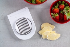 KitchenAid Eierschneider 11 cm Alb Instrument de feliere cu fire de otel - Img 7