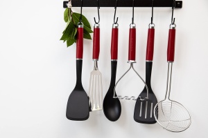 KitchenAid Masher de cartofi, ustensile de bucatarie din otel inoxidabil - rosu imperiu - Img 5