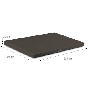 Lacor 60480 Tacos Antiderapante Negru 325x265cm Polietilen Antibacterian - Img 2