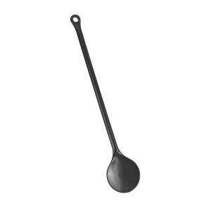 Lada de gatit Metaltex Tropic, Loffel rotund, rezistent la caldura, negru