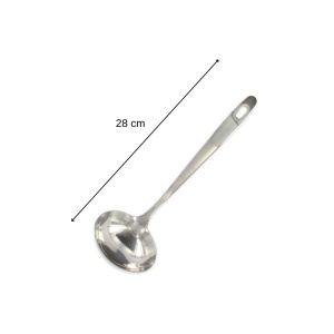 Ladita din inox Fackelmann, 28 cm, argintie, pentru servire supe si sosuri - Img 3