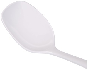 Ladita pentru servire Lacor 63604, melamin, 30 cm, alba - Img 2