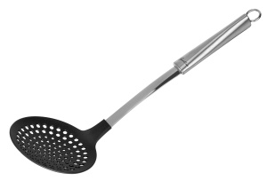 Ladle inox Lagostina 74109 cu maner antiaderent, negru
