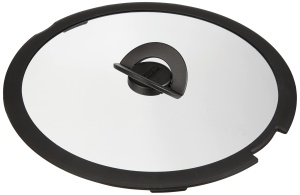 Lagostina Ingenio Lagostina Capac din sticla pentru inductie, negru / transparent, 28 cm