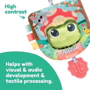 Lamaze Finlee Look Book Cartea de Activitati pentru Bebelusi cu Texturi si Elemente Interactive - Img 2