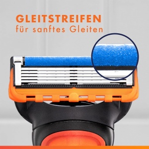 Lame de ras Gillette Fusion5, 24 bucati, 5 lame, Gleitstreifen mare - Img 3